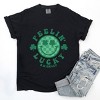 Simply Sage Market S.W.Smiley Feelin Lucky Checkered Smiley Face  Garment Dyed Tee - 3 of 4