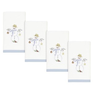 Avanti Linens Coastal Snowman 4 Pc Fingertip Towel Set - 1 of 1
