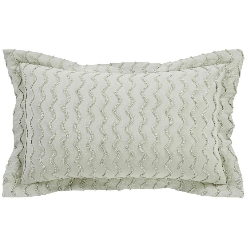 King Isabella Comforter 100% Cotton Tufted Chenille Comforter Set Sage - Better Trends, 5 of 7