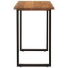 vidaXL Dining Table 43.3 in.x19.7 in.x29.9 in. Solid Wood Acacia - 3 of 4
