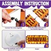 SYNCFUN Halloween Trunk or Treat Car Decorations Kit with Carnival Design, Car Archway Garage Decoration with Carnivl Tent Set, Board and Balloons - 3 of 4