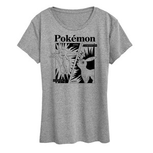 Women's - Pokémon - Espeon Umbreon Grid Short Sleeve Graphic T-Shirt - 1 of 4