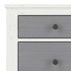 Child Craft Ocean Grove 6 Drawer Dresser for Nursery or Bedroom,  Anti-Tip Kit Included to Prevent Tipping, Non-Toxic, Baby Safe Finish (White/Gray) - 4 of 4