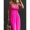 Imily Bela Summer Breeze Sleeveless Romper Strapless Smocked Bodice Flowy Wide Leg - 2 of 4