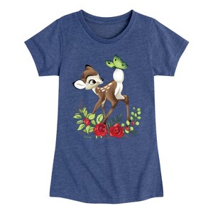 Girls' - Disney - Butterfly Fitted Short Sleeve Graphic T-Shirt - 1 of 4