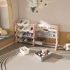 Whisen Kids Toy Storage Organizer, Toy Organizer, Kids Bookshelf with 2 Tier Bookshelf, Toy Storage with 12 Toy Bins - 3 of 4