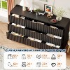 Modern Fluted 8/9-Drawer Dresser,Large Capacity Chest of Drawers with Metal Handles & Anti-Tip - 3 of 4