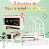 NicBex Twin/Full House Platform Bed Frame with Ladder and Storage Drawers for Kids,Wood Platfrom Bed Frame with 2 Blackboards Design,Easy Assembly - 4 of 4