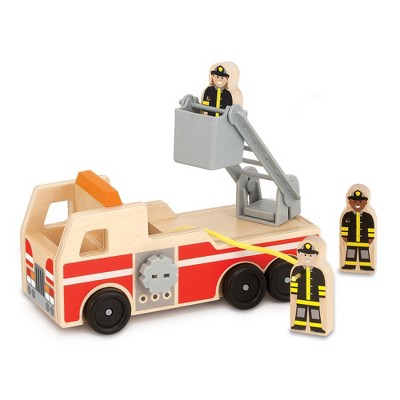 wooden fireman figures