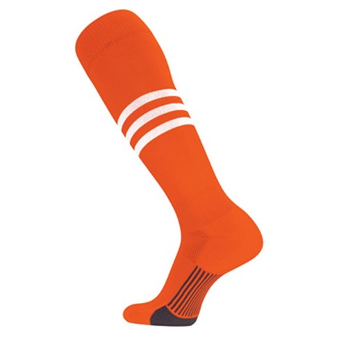 Tck Dugout Series Socks Pair Sm Orange | White : Target