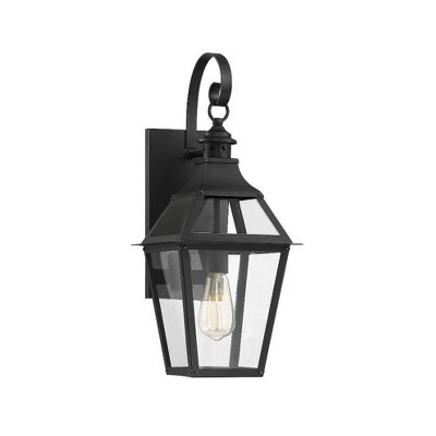 Savoy House Jackson 1 - Light Wall Light in  Black/Gold