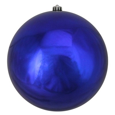 Northlight 10" Shatterproof Shiny Christmas Ball Ornament - Blue