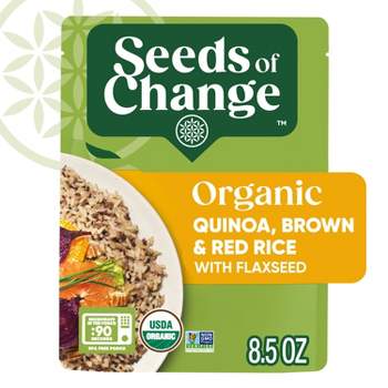Seeds of Change Organic Quinoa, Brown & Red Rice with Flaxseed Mix Microwavable Pouch - 8.5oz