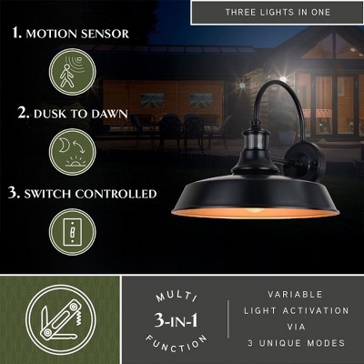 Vaxcel Dorado 1 - Light Wall Light in  Dark Bronze/Light Gold