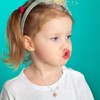 Turandoss Flower Girl Gifts - 14K Gold Plated Heart Initial Necklace Wedding Gift for Girls - 4 of 4