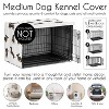 Sweet Jojo Designs Boy, Girl, Unisex/Gender Neutral Dog Crate Kennel Cover 36in. Cartoon Puppy Black and Tan - 4 of 4