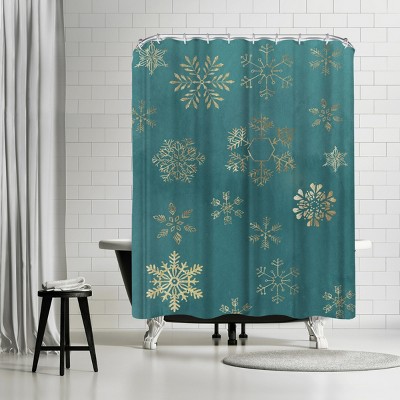 Mystery Of Snow by PI Creative Holiday Collection Shower Curtain - Americanflat