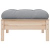 2-seater Garden Sofa Set of 2 Gray vidaXL - 4 of 4