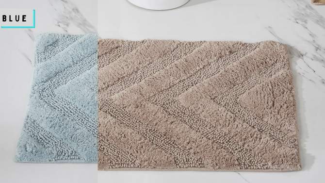 Hugo Collection 100% Cotton Tufted 2 Piece Bath Rug Set - Better Trends, 2 of 7, play video