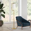 Hudson and Canal 62" Tall Floor Lamp with Fabric Shade - 3 of 4