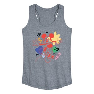 Women's - Disney - Mickey Mouse Graphic Racerback Tank - 1 of 4