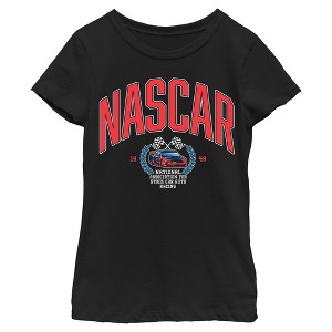 Girls NASCAR Laurel Wreath 1948 Classic Logo T Shirt - 1 of 4