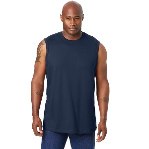 KingSize Men's Big & Tall Shrink-Less Lightweight Muscle T-Shirt - 1 of 4