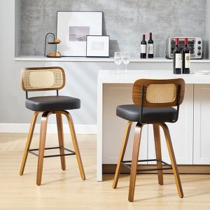Bekrvio 26'' Swivel Counter Height Bar Stools - 1 of 4