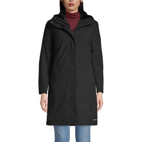 Lands' End Women's Insulated 3 In 1 Primaloft Parka - X Large -  Black/charcoal : Target