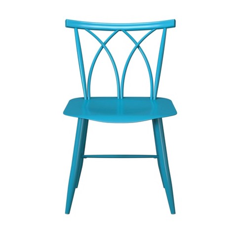 Becket metal x discount back dining chair