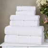 Smart Twist Viscose Cotton Blend Medium Weight Solid Ribbed Towel Set by Blue Nile Mills - 2 of 4