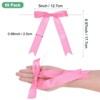Unique Bargains Polyester Craft DIY Decorative Ribbon Twist Tie Bows 7x5" 50 Pcs - 3 of 4