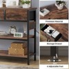 Gikpal Entryway Table with Power Outlets, Console Table with 3 Fabric Drawers, Entryway Console Table with storage for Living Room, Hallway, Couch - 4 of 4