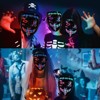 GustoWave 3-Pack Halloween Horror Masks LED Purification Mask LED Glow Mask - Novel and Creepy Role Play - Party Supplies - Unisex Adult Mask - 4 of 4