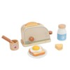 Freniland - Beech Wooden Toaster Breakfast Play Set for Toddlers,Pretend Play with Bread, Egg, Milk & Jam,7 Piece Set for 3+ Years Little Bakers - 2 of 4
