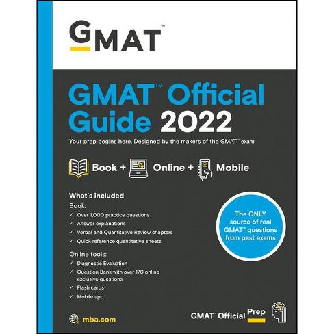 Gmat Official Guide 2022 - 6th Edition (paperback) : Target