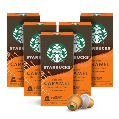 Starbucks® Smooth Caramel Coffee Capsules for Nespresso Vertuo Machines, 8  ct / 3.52 oz - Kroger