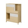 Furniture-Style Wooden Cat Litter Box Enclosure With Flip-Down Doors And Hidden Storage,Multi-Use Side Table–LAOTIES - 3 of 4