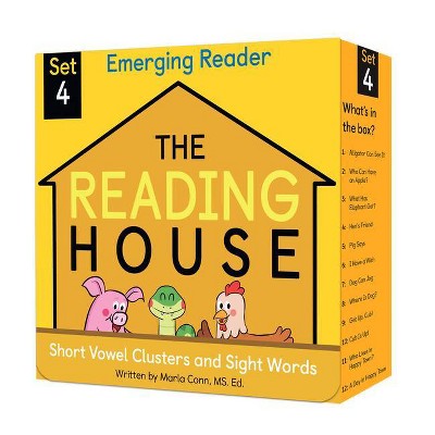 The Reading House Set 4: Short Vowel Clusters and Sight Words - (Mixed Media Product)