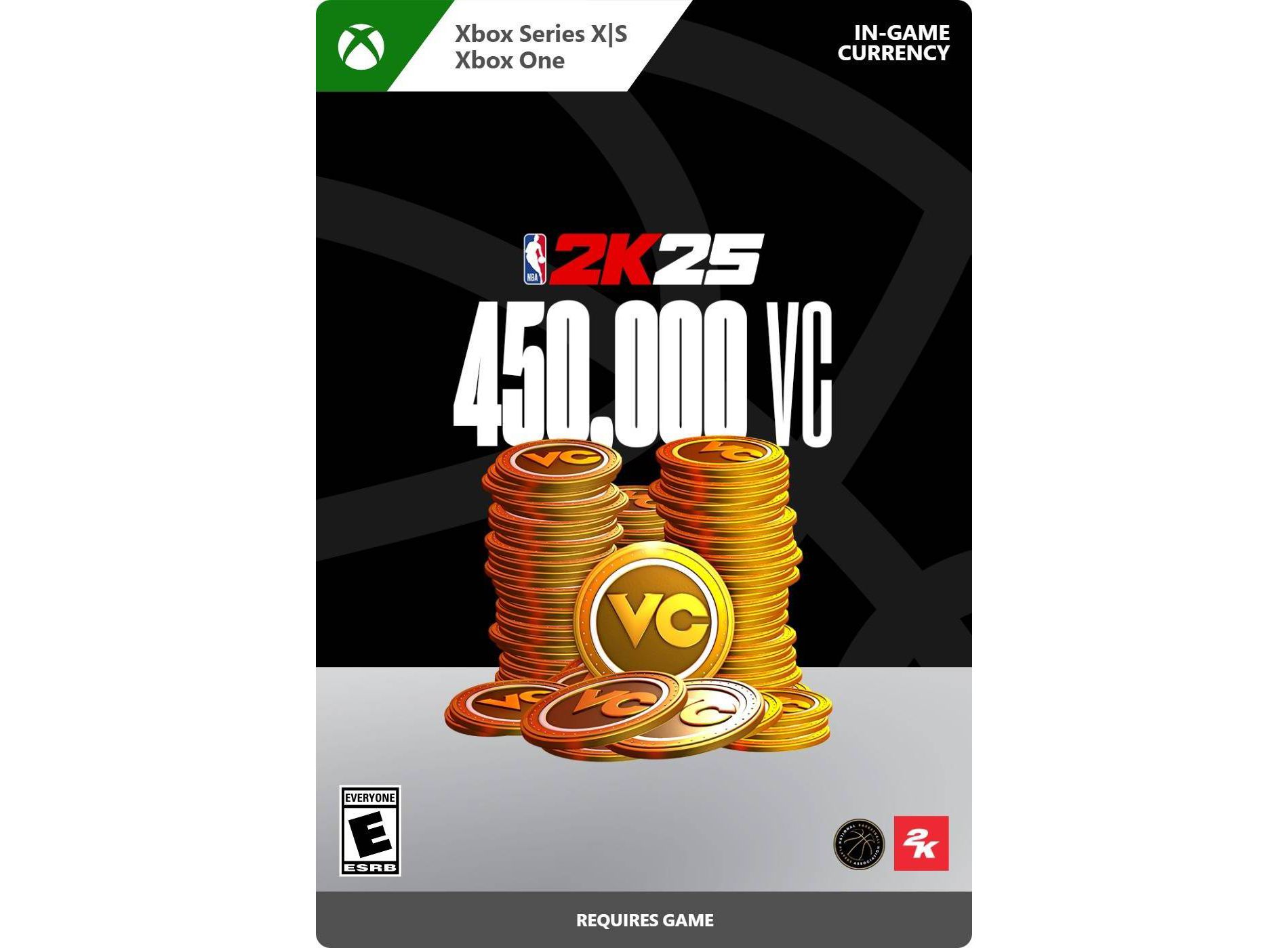 NBA 2K25: 450000 Virtual Currency Pack - Xbox Series X/S/Xbox One (Digital)