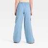 Girls' Pull-On Wide Leg Cargo Pants - Cat & Jack™ - 2 of 3