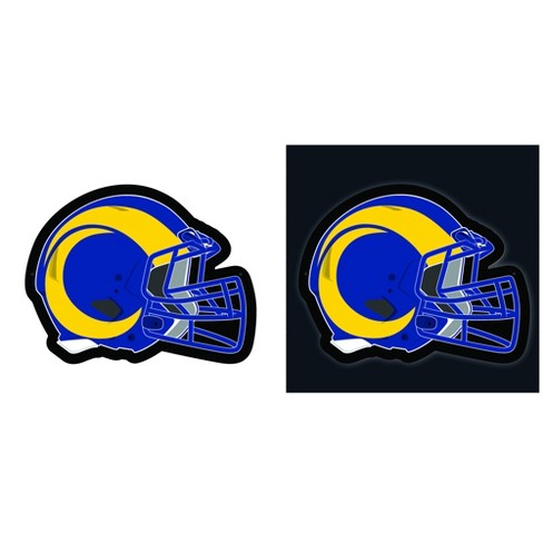 Evergreen Ultra-thin Edgelight Led Wall Decor, Helmet, Los Angeles Rams-  19.5 X 15 Inches Made In Usa : Target