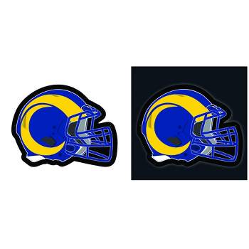 Evergreen Ultra-Thin Edgelight LED Wall Decor, Helmet, Los Angeles Rams- 19.5 x 15 Inches Made In USA