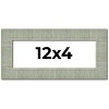 PosterPalooza | Panoramic Sculpted Blue Picture Frame - UV Acrylic, Foam Board Backing, Hanging Hardware - 2 of 4