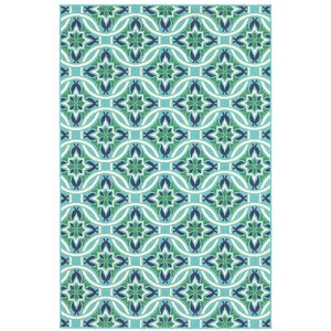 Oriental Weavers Meridian Area Rug, 8' x 11', Blue/Green - 1 of 4