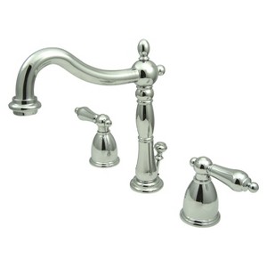 Victorian Widespread Bathroom Faucet Chrome - Kingston Brass, Grey