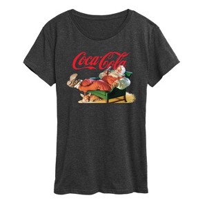 Women's - Coca-Cola - Santa Coke Short Sleeve Graphic T-Shirt - 1 of 4