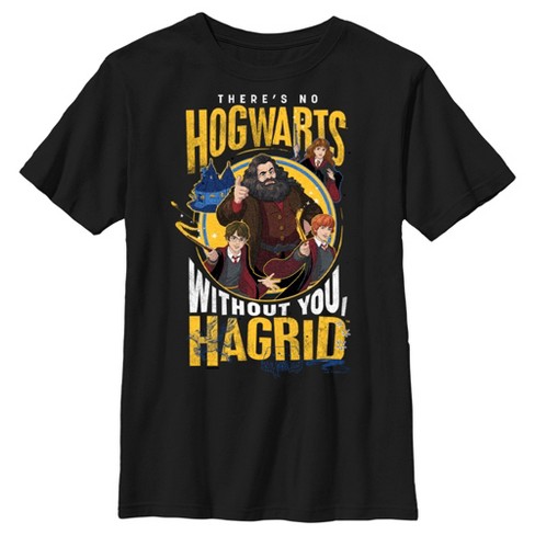 Boy's Harry Potter No Hogwarts Without Hagrid T-shirt : Target