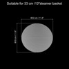 Unique Bargains Mesh Reusable Round Non-Stick Baking Mats - 2 of 4