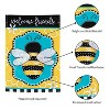 Evergreen Buzzing Bee Welcome Garden Applique Flag 12.5 x 18 Inches Indoor Outdoor Decor - 4 of 4